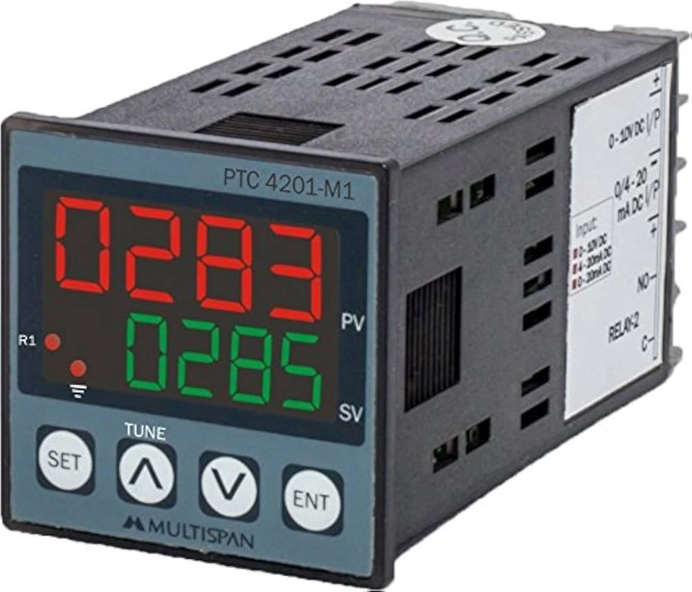 Multispan PTC-4201-M1 Temperature Controller With Analog And Modbus Output