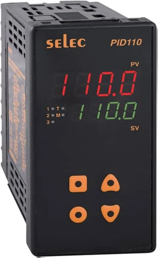 Selec PID110-2-0-04 | PID controller with Universal Input and 3 relay outputs |RS485 communication