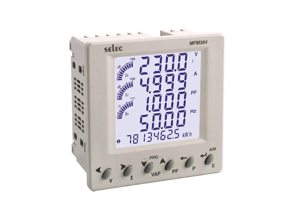 Selec LCD Multifunction Meter MFM384-C-CE