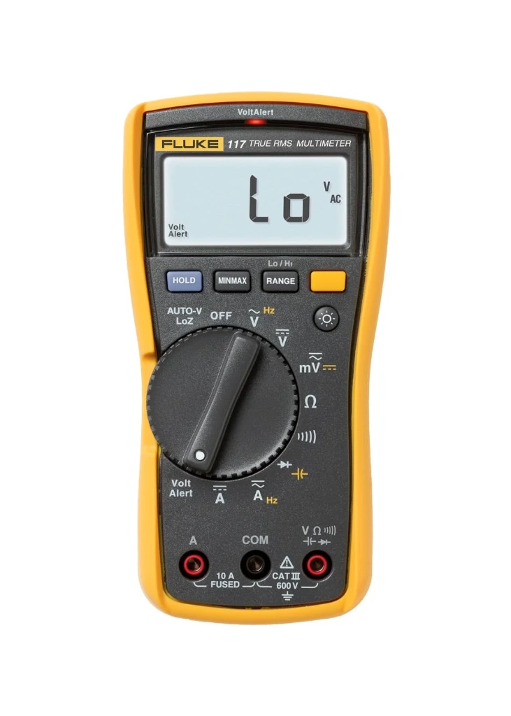 Fluke 117 Electrician’s Ideal Multimeter With Non-contact Voltage