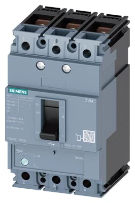 MCCB-Siemens 3VM11504EE320AA0- 50A 3P 36KA ATFM 415VAC- 50Hz