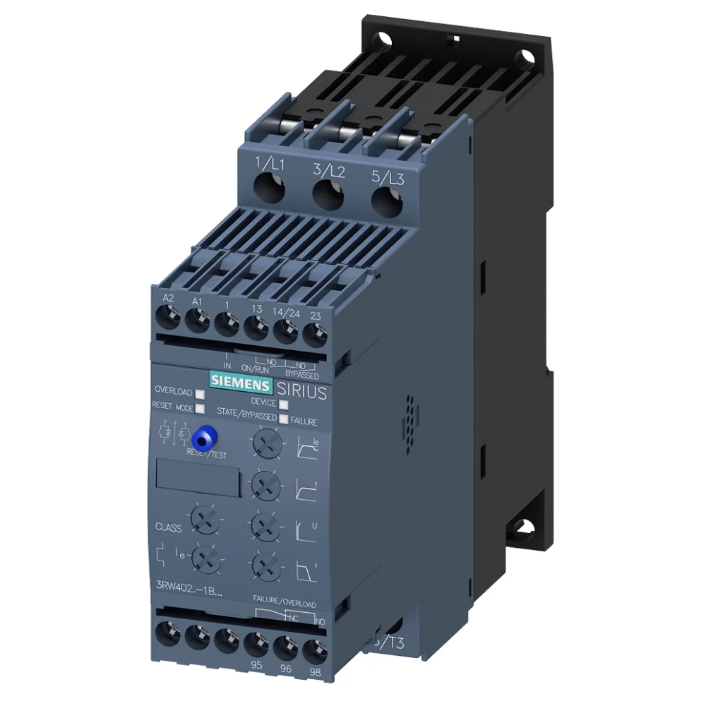 Siemens Sirius3 RW4 32 Amp 15kW 10-230 V AC/DC Soft Starter 3RW40271BB14