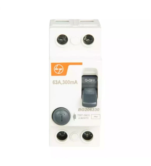 Lauritz Knudsen (Formerly L&T Switchgear) Exora 63 Amp 2 Pole 300 mA RCCB BG206330
