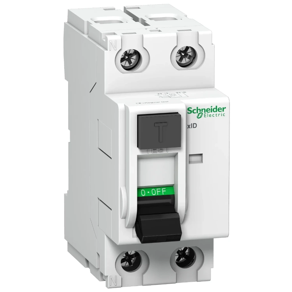 Schneider Electric Acti 9 25 Amp 2 Pole 100 mA RCCB A9N16203