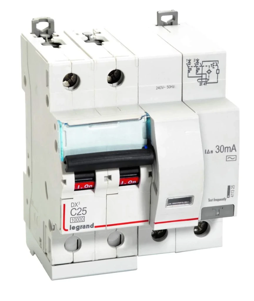 Legrand DX3 40 Amp 2 Pole 30 mA Type AC RCBO 4113 27