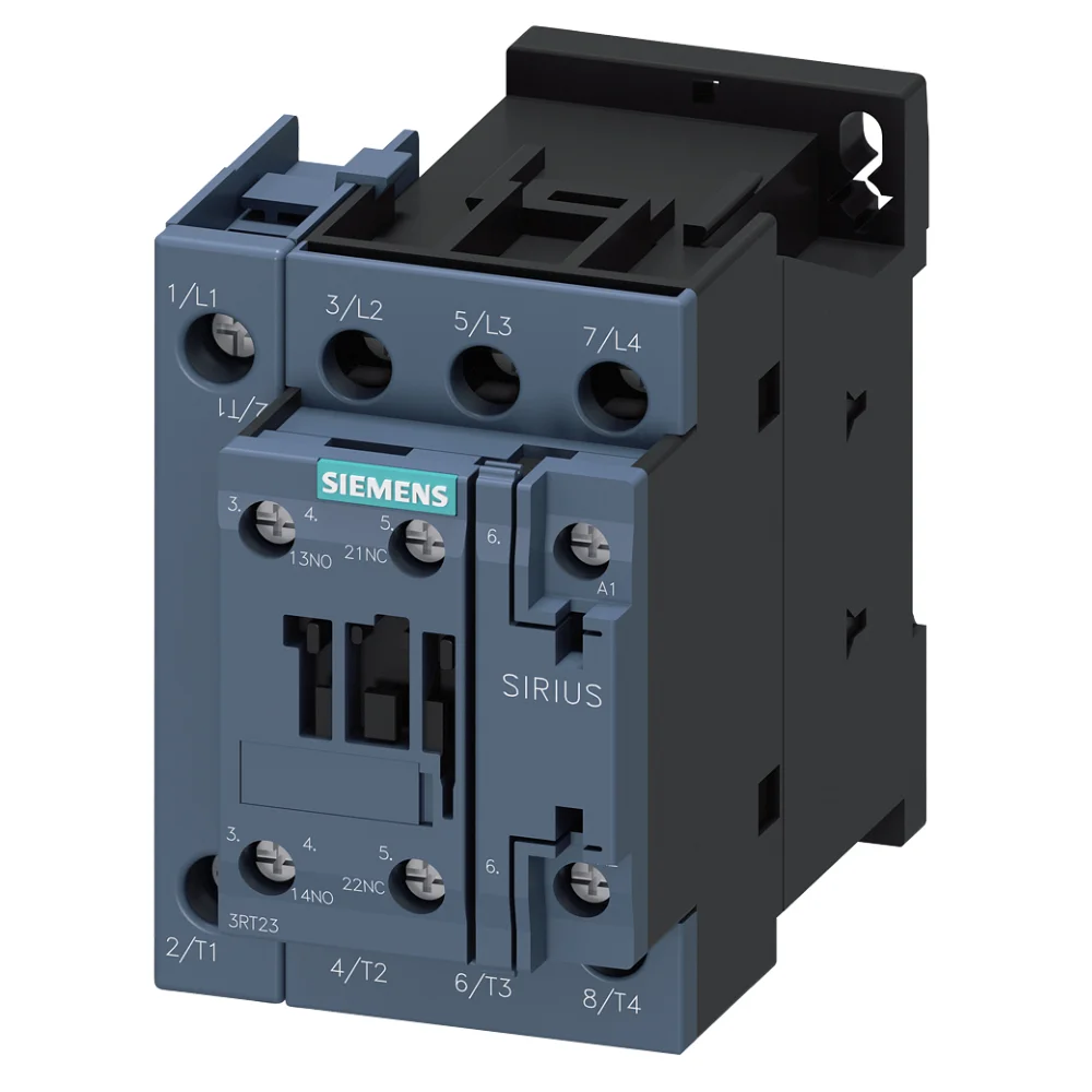 Siemens Sirius 50 Amp 4 Pole 230V AC Power Contactor 3RT2327-1AP00