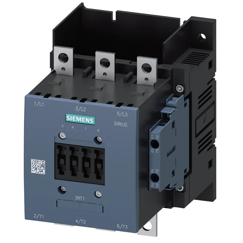 Siemens 3RT 150 Amp 3 pole 2 NO + 2 NC Power Contactor 3RT1055-6LA068K