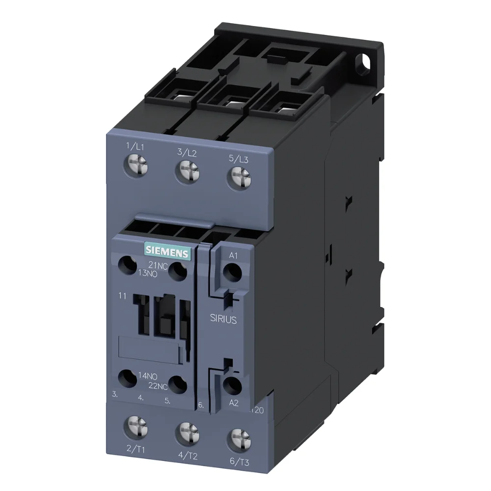 Siemens 3RT 50 Amp 3 Pole 230V AC Power Contactor 3RT2036-1AP00