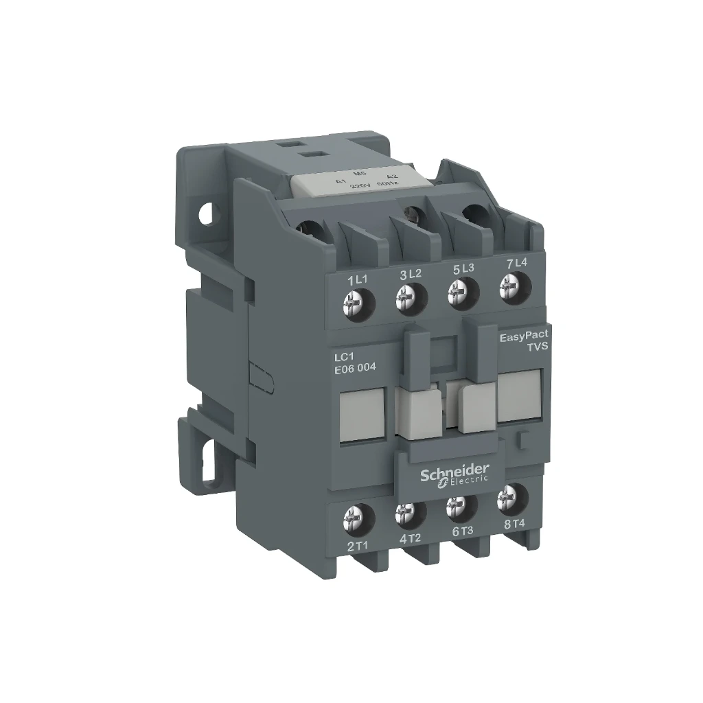 Schneider Electric Easypact TVS 40 amp 4 pole 220V AC Power Contactor LC1E25004M5WB