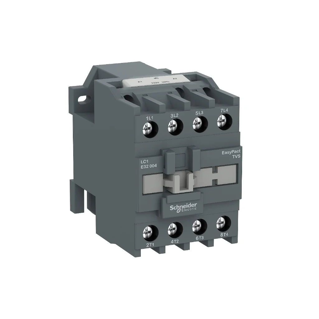 Schneider Electric Easypact TVS 50 Amp 4 Pole 220V AC Power Contactor LC1E38004M5WB
