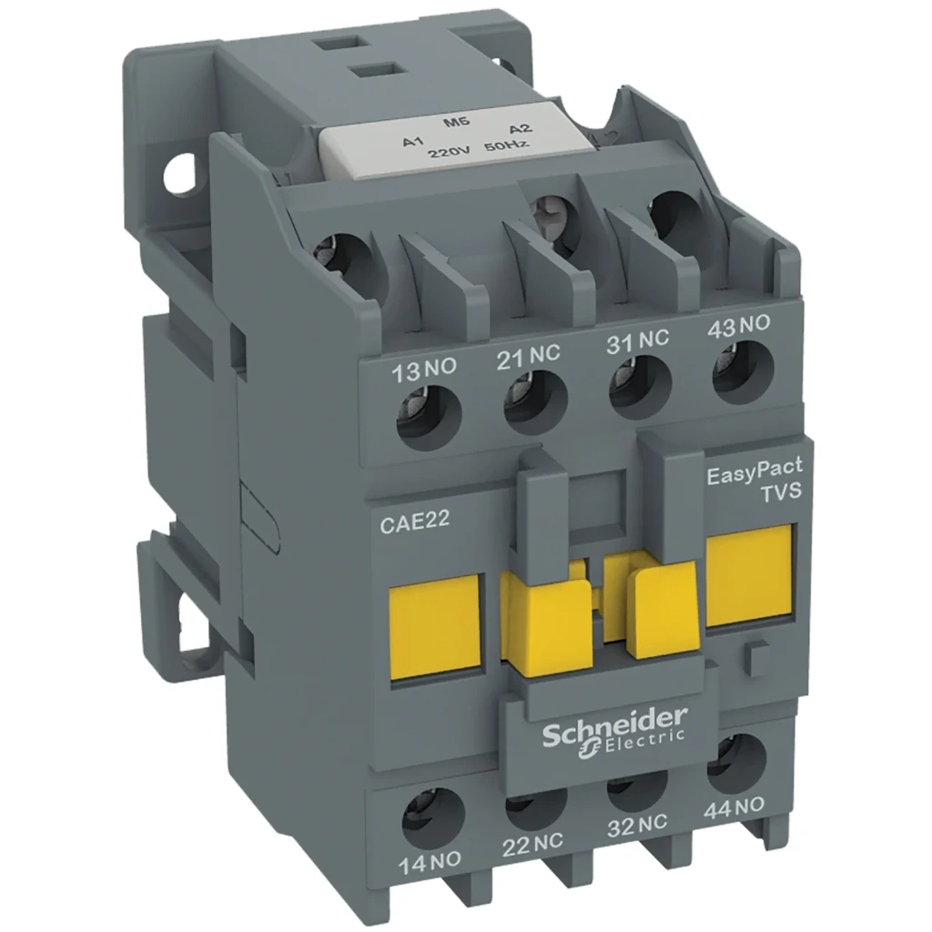 Schneider Electric Easypact Tvs 2 NO + 2 NC 10 Amp 220V AC Auxiliary Contactor CAE22M5