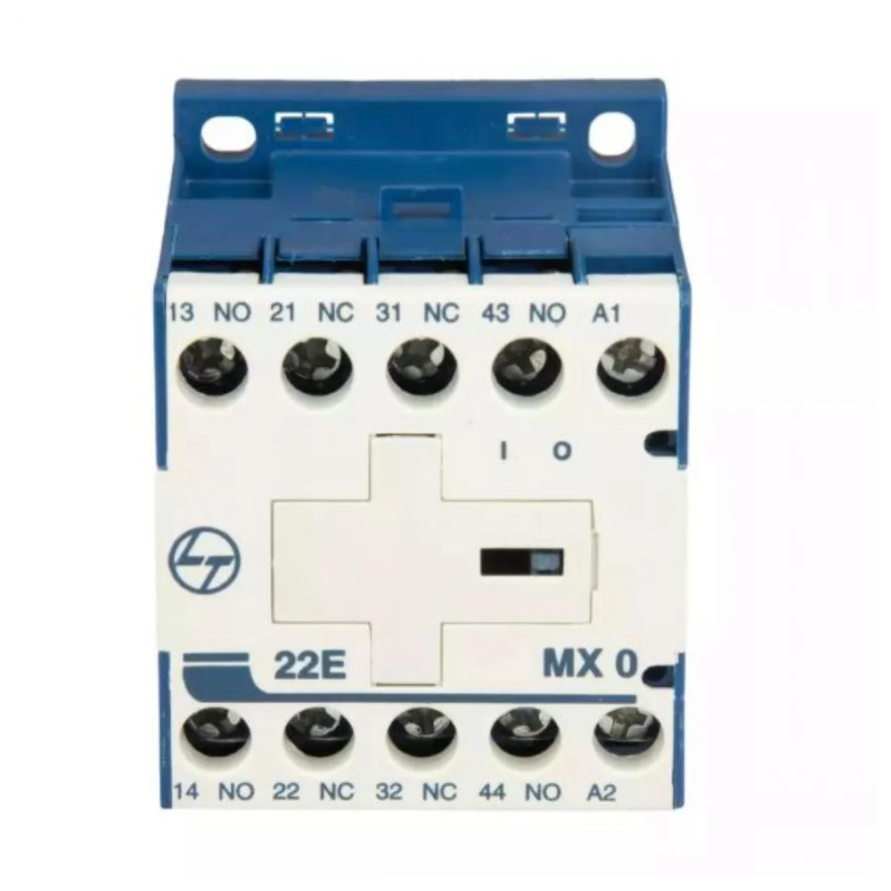Lauritz Knudsen (Formerly L&T Switchgear) MX0 4 Amp 2 NO + 2 NC 110V AC Auxiliary Contactor CS94020AOOO