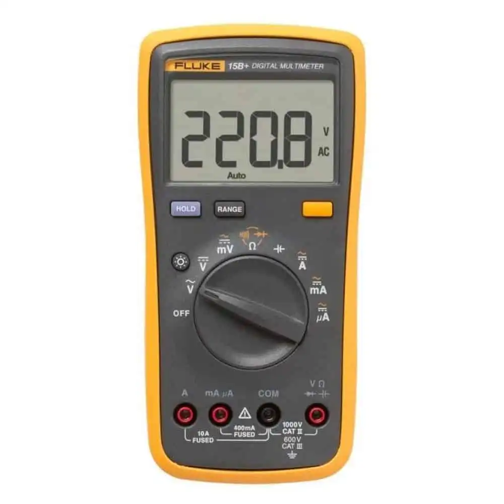 Fluke 15B+ Digital Multimeter 1000 V AC/DC, 10 A AC/DC | Fluke 15B+