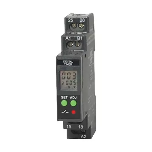 GIC V0DDTS Multi Function Timer Relay 240 V AC DIN Rail Mount SPDT