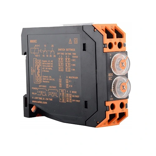 Selec Din Rail Cyclic Timer 800XC | 20 to 240V AC