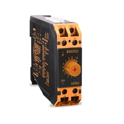 Selec 800XU, On Delay / Interval Mode Analog Timer, 12 Times Ranges