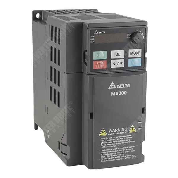 Delta MS Series 3 HP 2.2kW 3 Phase VFD Drive VFD5A5MS43ANSAA