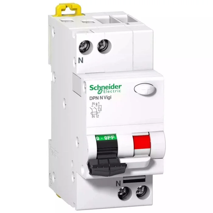 Schneider Electric Acti 9 DPN N Vigi RCBO 16 A, 1 Pole+N, 30 mA, Type AC, C-Curve, 230 V AC | A9N19665