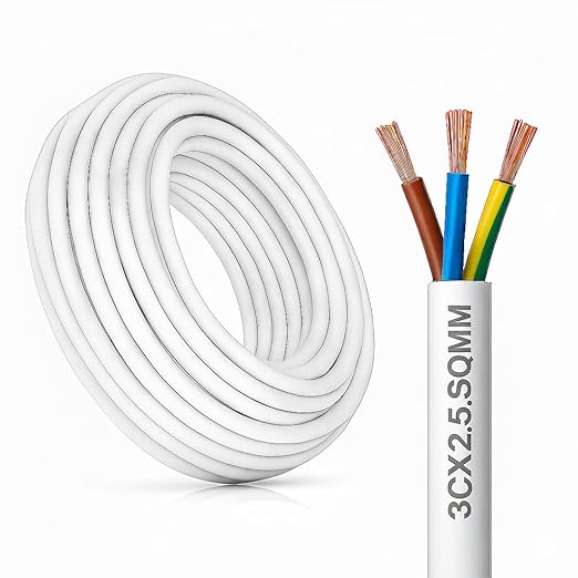 Polycab 2.5 Sqmm, 3 Core, Flexible Copper Conductor, Pvc Insulated, FRLSH,Industrial Cable