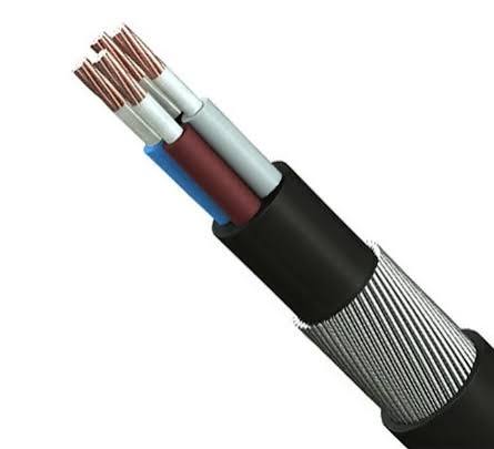 Polycab 4 Sqmm, 3 Core, Flexible Copper Conductor, Pvc Insulated, FRLSH Outer Sheathed Industrial Cable